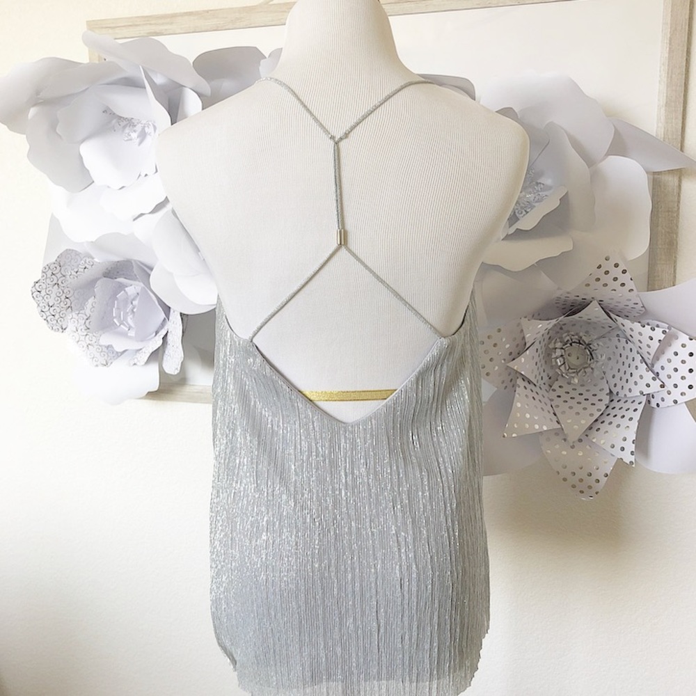 Metallic Silver Top - Picture 4 of 4
